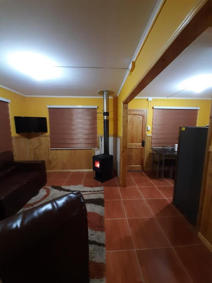 Cabana Cavernas Austral Puerto Sanchez Villa Ngoại thất bức ảnh