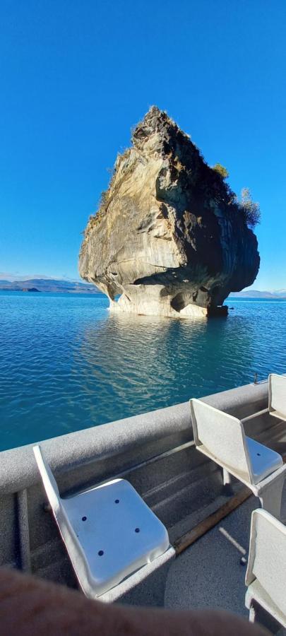 Cabana Cavernas Austral Puerto Sanchez Villa Ngoại thất bức ảnh