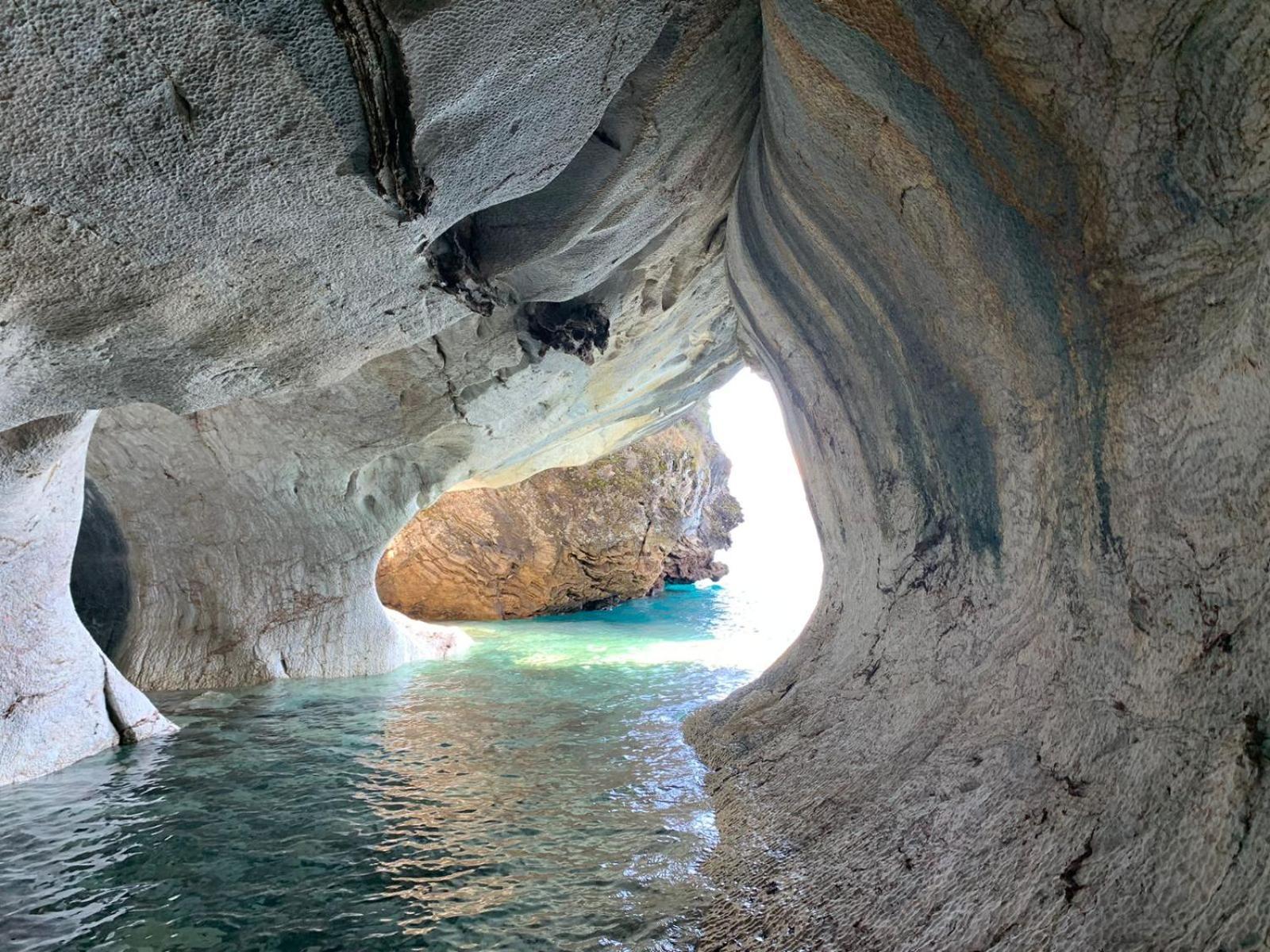 Cabana Cavernas Austral Puerto Sanchez Villa Ngoại thất bức ảnh